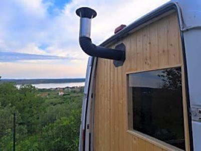 Treehouses Ljubac Glamping Robinson Esterno foto